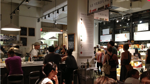 Eataly, NYC. A great example of how a place can celebrate food. Photo: LShieh